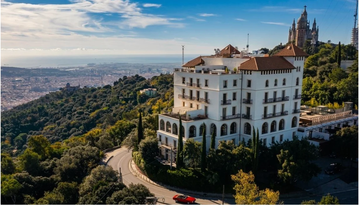 METT Barcelona overlooking the city